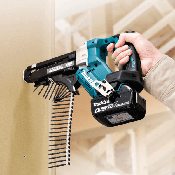 Makita DFR551RTJ 18V Cordless Auto Feed Screwdriver (LXT) - KHM Megatools Corp. Makita DFR551RTJ 18V Cordless Auto Feed Screwdriver (LXT) - KHM Megatools Corp.